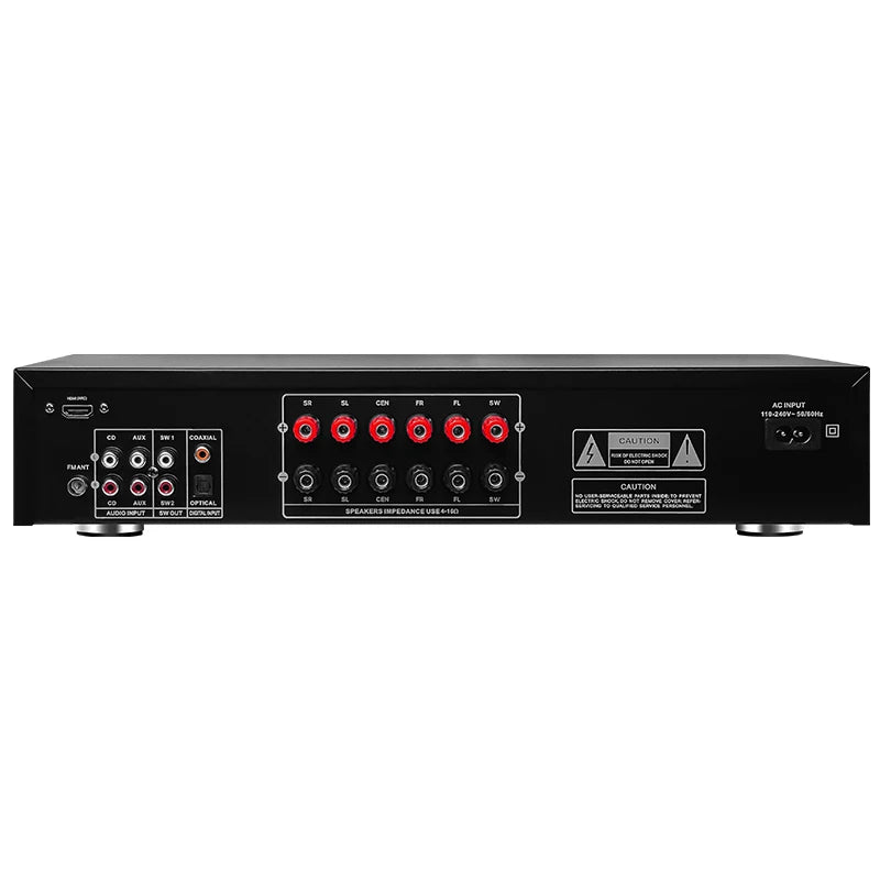 5.1ch Home Theatre System Digital Power Amplifier With DSP Receivers & Amplifiers Of Audio Sound AV-6380