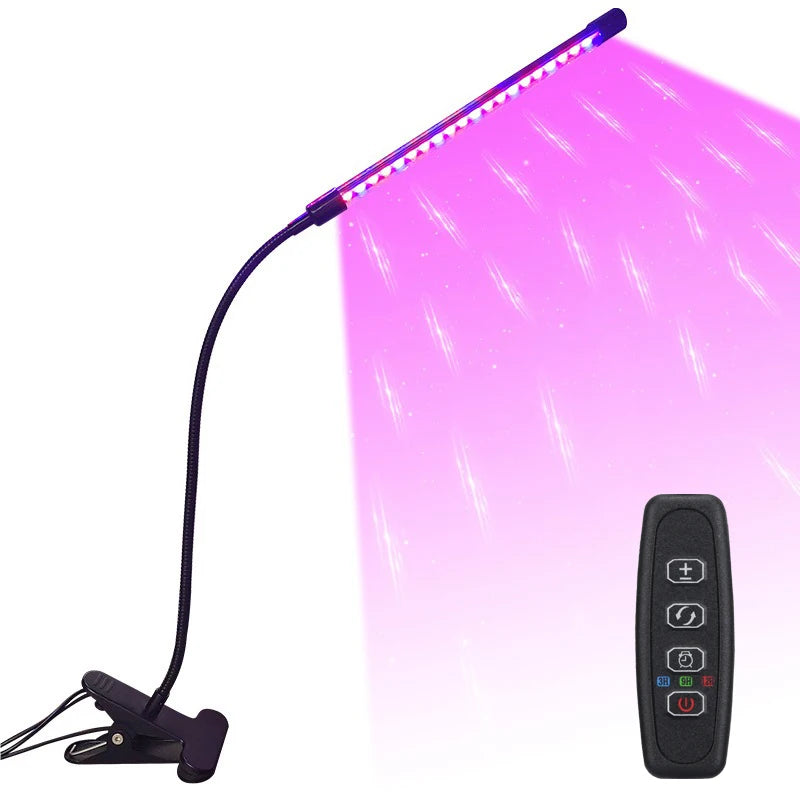 USB LED Plant Grow Light Indoor Garden 10 Dimmable Levels Grow Light Full Spectrum Timer Setting Hydroponic Greenhouse 3H/9H/12H