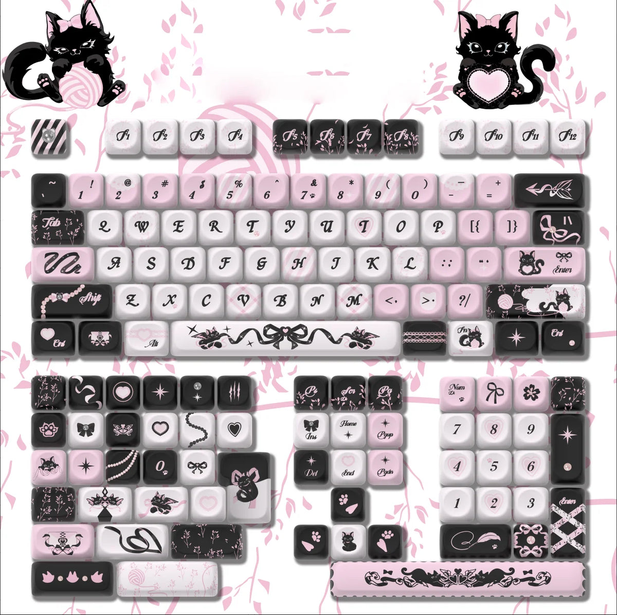 130 Keys Retro Grey PBT Keycaps MOA Profile PBT Dye Sub DIY Key Cap for 61/87/104 Cherry MX Switch Gaming Mechanical Keyboard