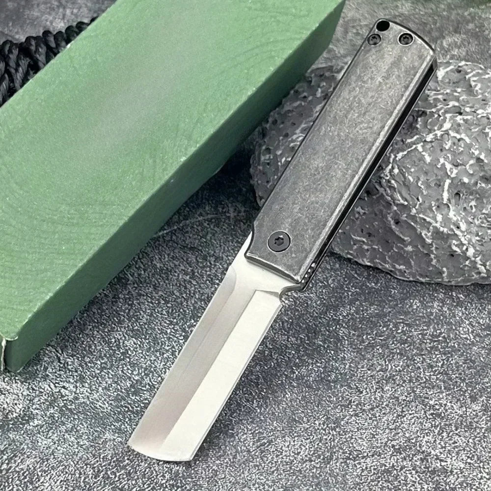 5915 Outdoor Folding Pocket Knife with 8Cr13Mov Blade and 420 Steel Handle—Everyday Hiking, Adventure, and Cutting Knife; Portable Camping and Survival Tool; Gift