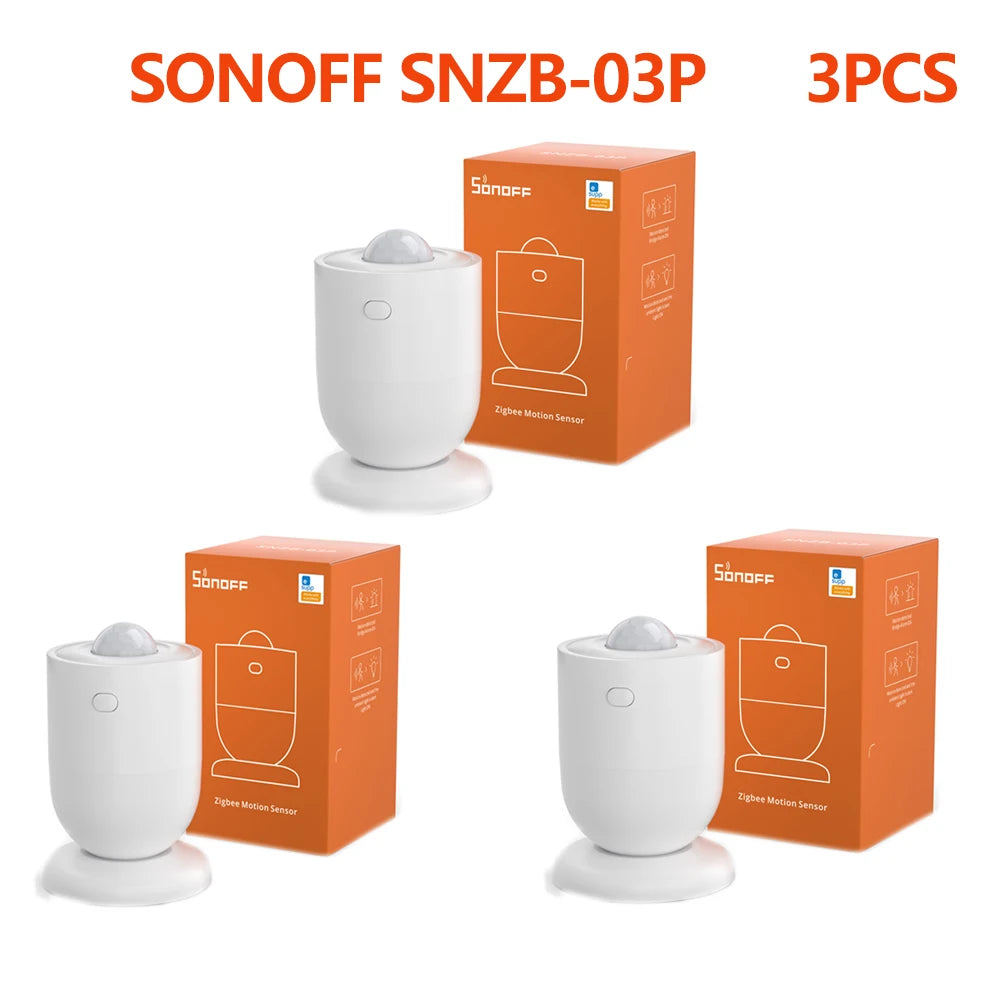 SONOFF SNZB-03P Wireless Zigbee Motion Sensor Smart Home Automation Module Movement Detection Sensor Zigbee 3.0 Via EWelink APP