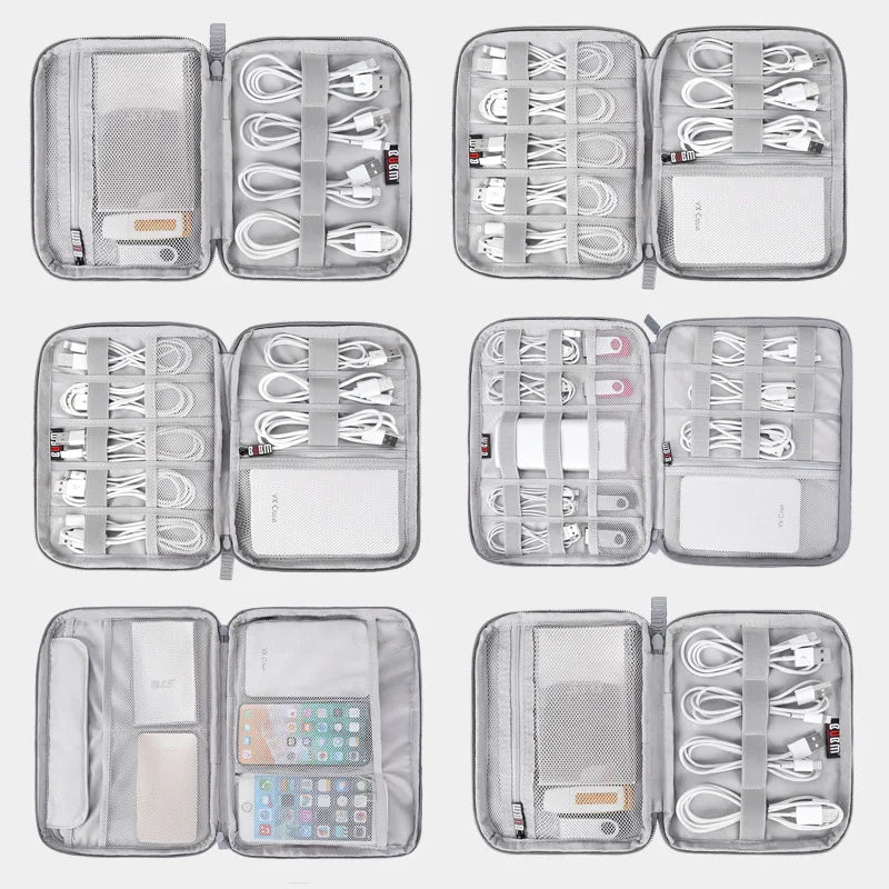 TUUTH Travel Digital Storage Bag Cable USB Cable Charger Earphone Case Waterproof Digital Gadget Pouch  Oragnizer Case