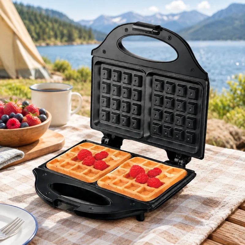 Premium Non-Stick Electric Waffle Maker, Versatile Breakfast Appliance for Home Kitchens