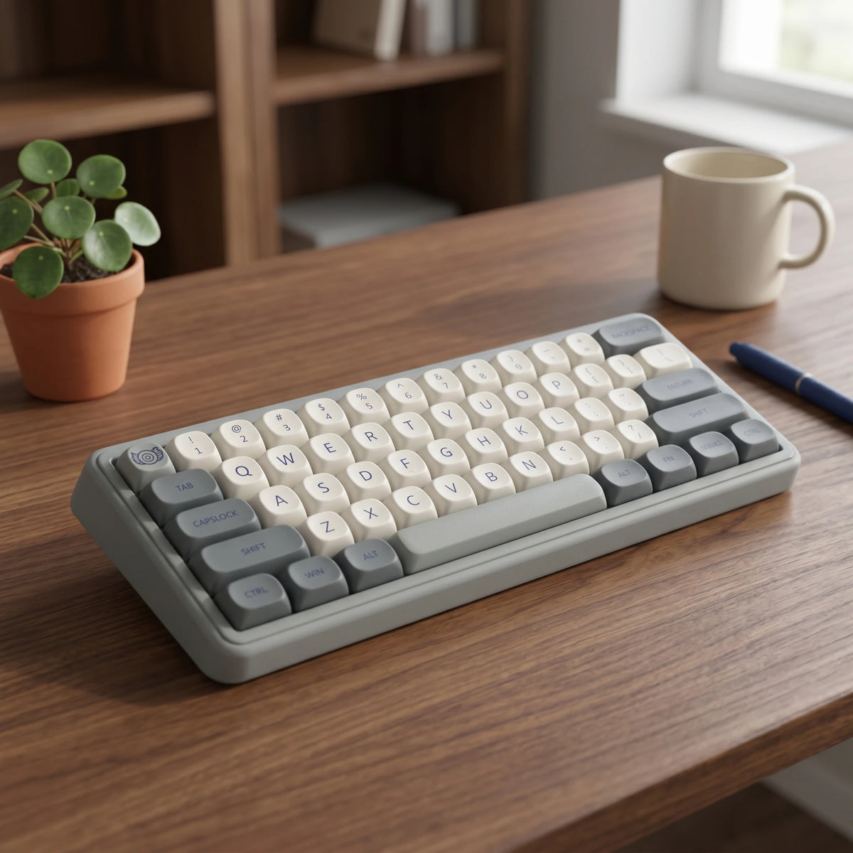 130 Keys Retro Grey PBT Keycaps MOA Profile PBT Dye Sub DIY Key Cap for 61/87/104 Cherry MX Switch Gaming Mechanical Keyboard