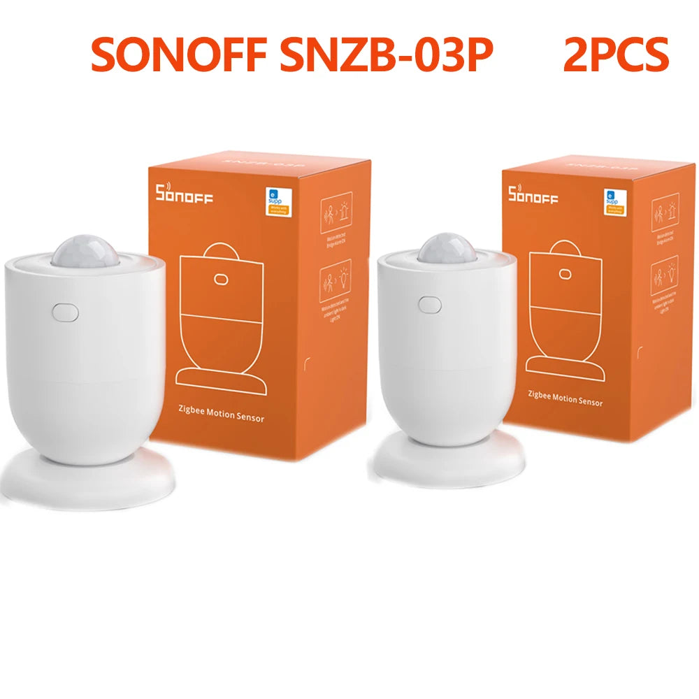SONOFF SNZB-03P Wireless Zigbee Motion Sensor Smart Home Automation Module Movement Detection Sensor Zigbee 3.0 Via EWelink APP