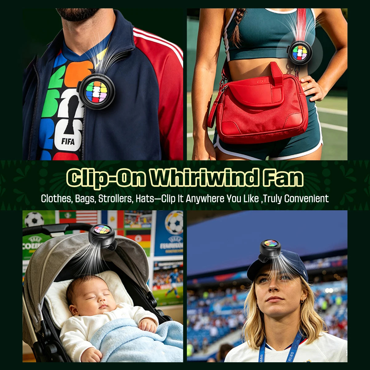 F26F01 High-Power Handheld Electric Fan—Long Battery Life, Provides Cooling Relief; Suitable for Leisure, Travel, and Keeping Cool.