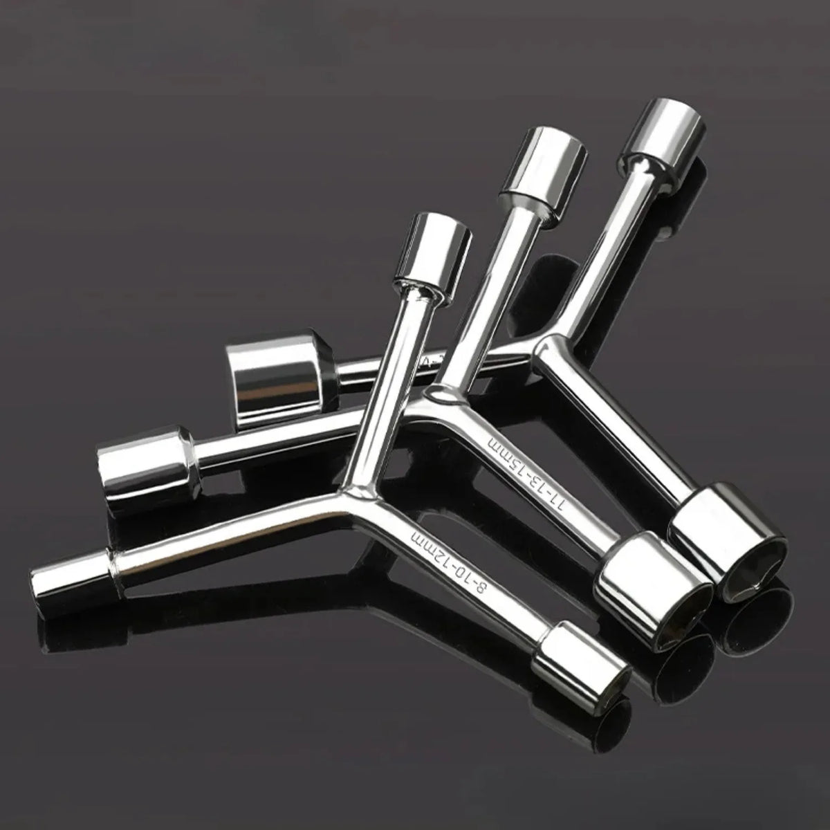 Triangular Socket Wrench Pragmatic Y-type Tri-fork Wrench Three-prong Wrench Bicycle Household Disassembly Repair Tool