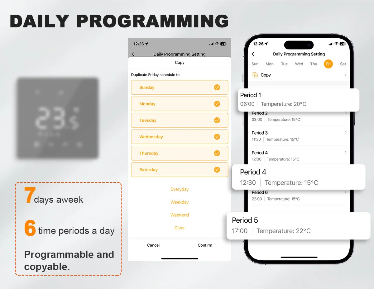 Smart WiFi Thermostat Zigbee Tuya Water Gas Boiler Power Battery Powered Wireless Temperature Controller Alexa Google Home Alice