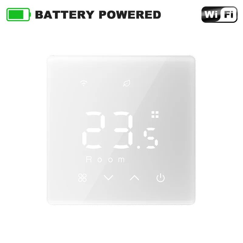 Smart WiFi Thermostat Zigbee Tuya Water Gas Boiler Power Battery Powered Wireless Temperature Controller Alexa Google Home Alice