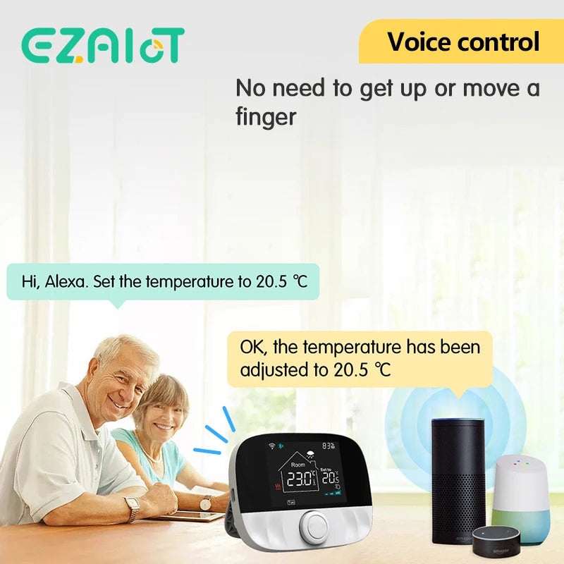 RF433 Wireless Thermostat WiFi/No WiFi Floor Heating Water Gas Boiler Home Room Tuya Smart Programmable Temperature Controller