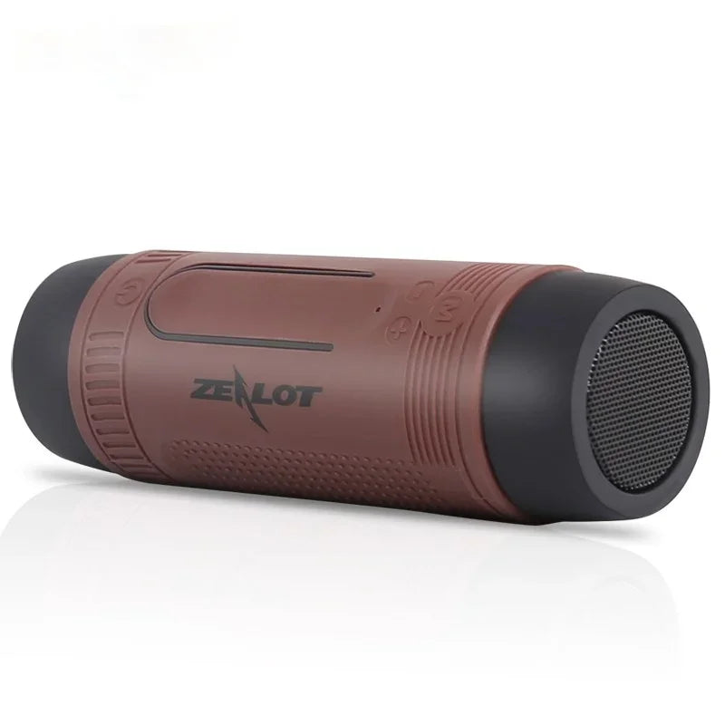 S1 Bluetooth Speaker Outdoor Bicycle Portable Subwoofer Bass Wireless Column FM Radio Power Bank+Flashlight