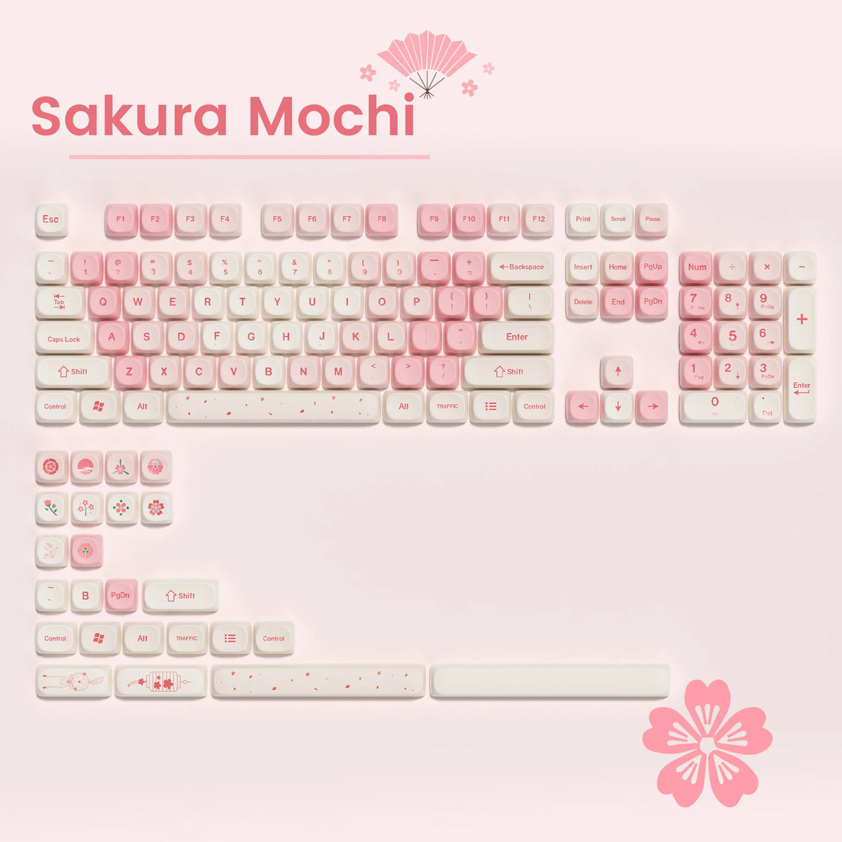 130 Keys Retro Grey PBT Keycaps MOA Profile PBT Dye Sub DIY Key Cap for 61/87/104 Cherry MX Switch Gaming Mechanical Keyboard