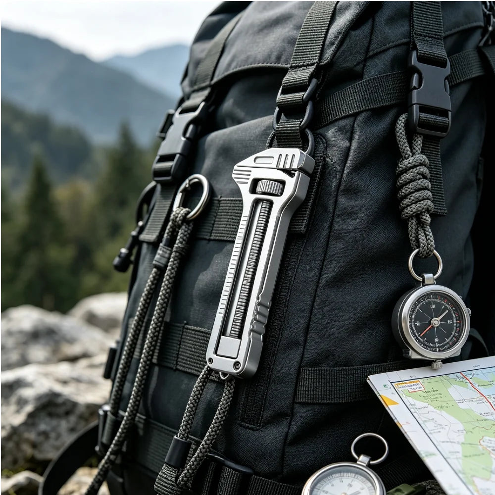 Multi Tool Compact Multitool Portable Tool Key Ring Chain Pocket Cutter Screwdriver Multi Tools Camping Survival Kit