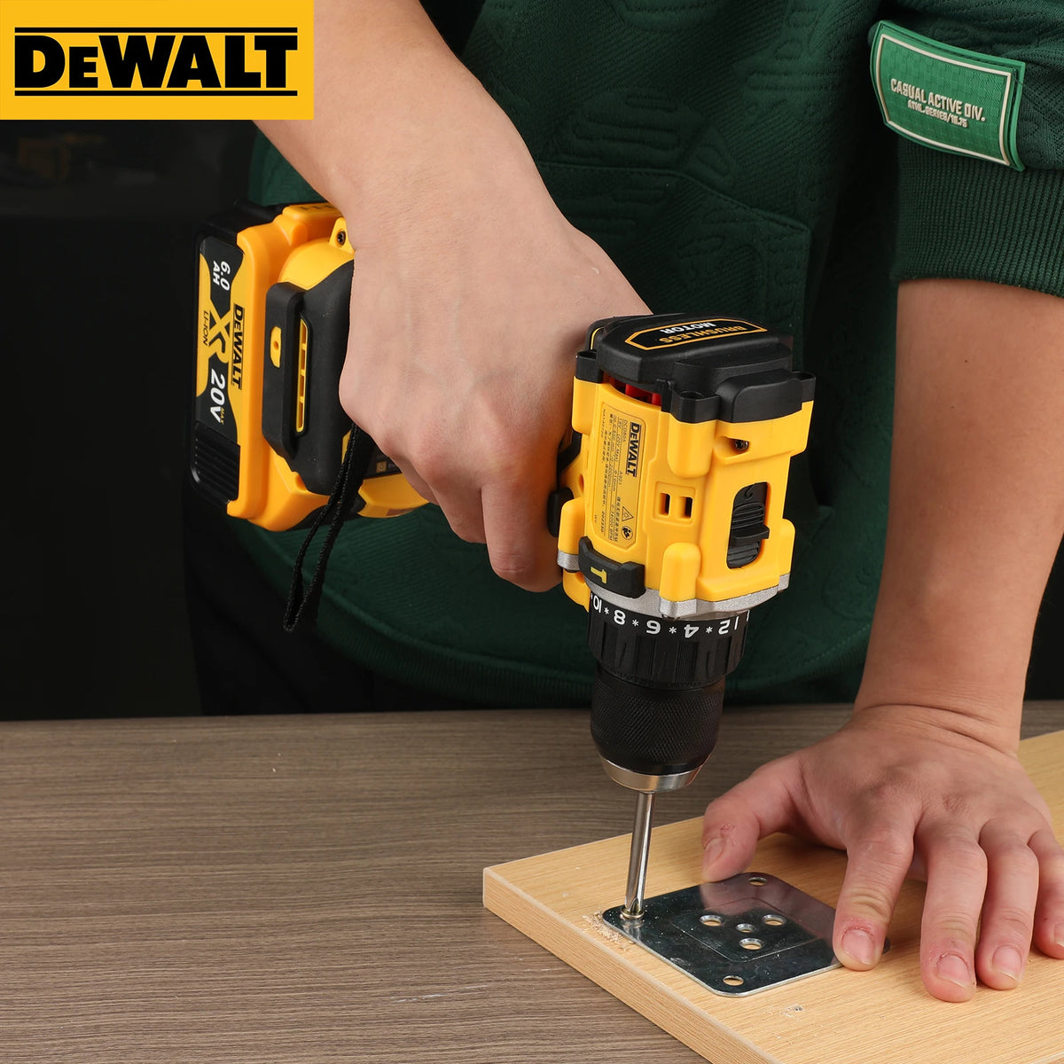 DEWALT DCD805B 20V MAX XR Brushless Hammer Drill, Compact 1/2" 90Nm Torque Setting Cordless Power Tool Only for Construction