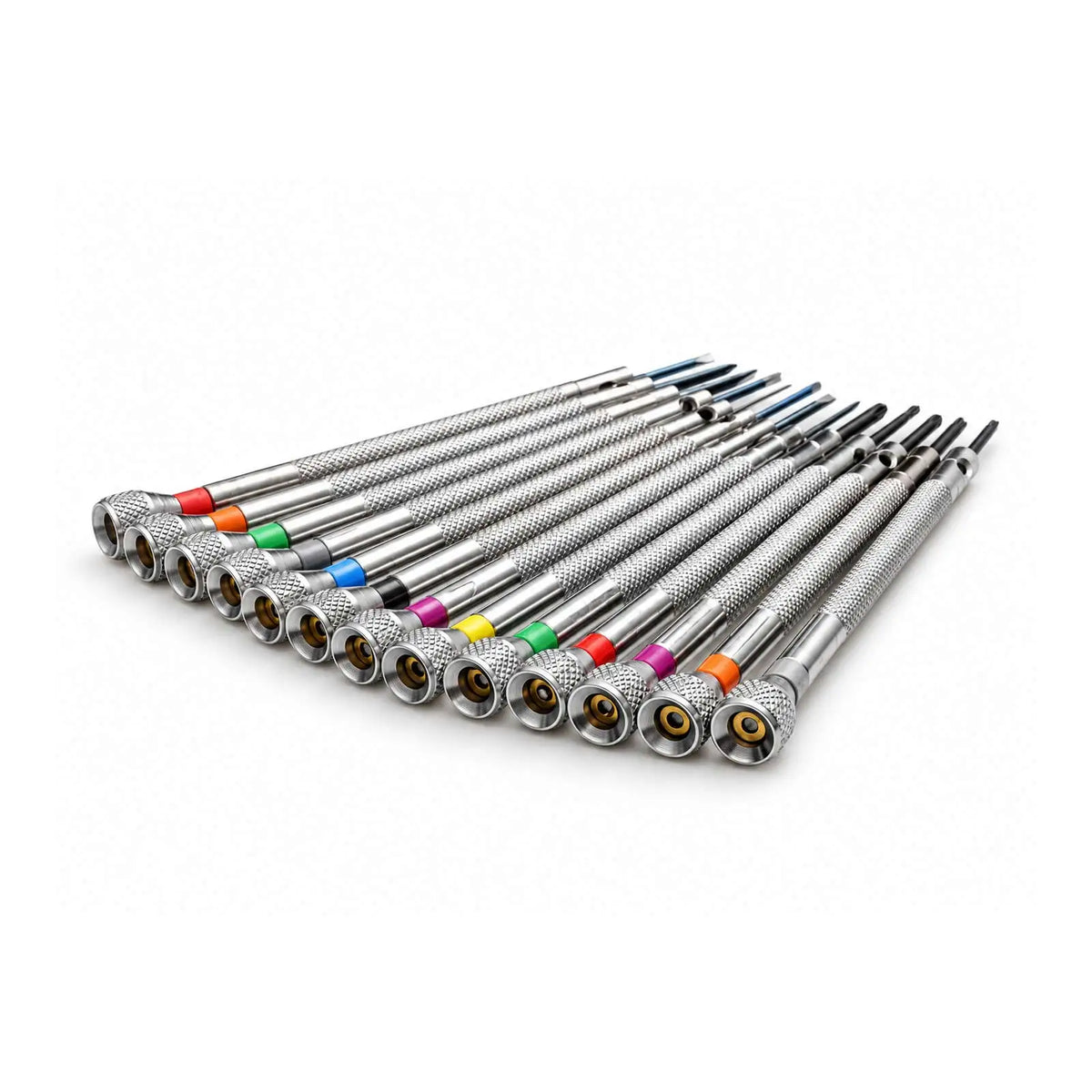13PCS/Set Professional 0.6-2.0mm 90mm Long Slotted Cross Screwdriver Kit Watchmakers Watch Repair Tools Set
