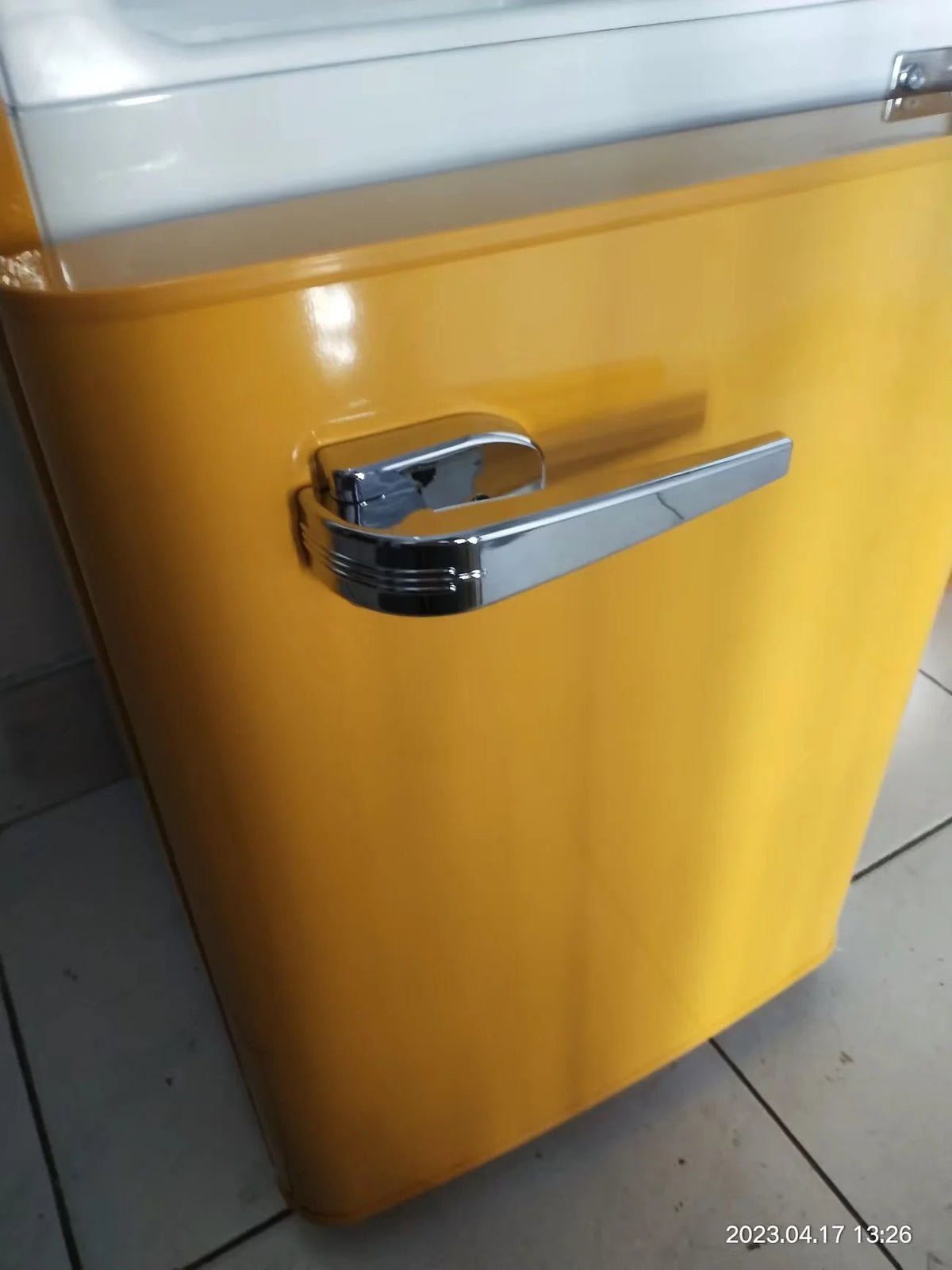 D 118L MINI Compact Double-door American Retro Top-freezer Refrigerators Home Dormitory Office Refrigeration Equipment