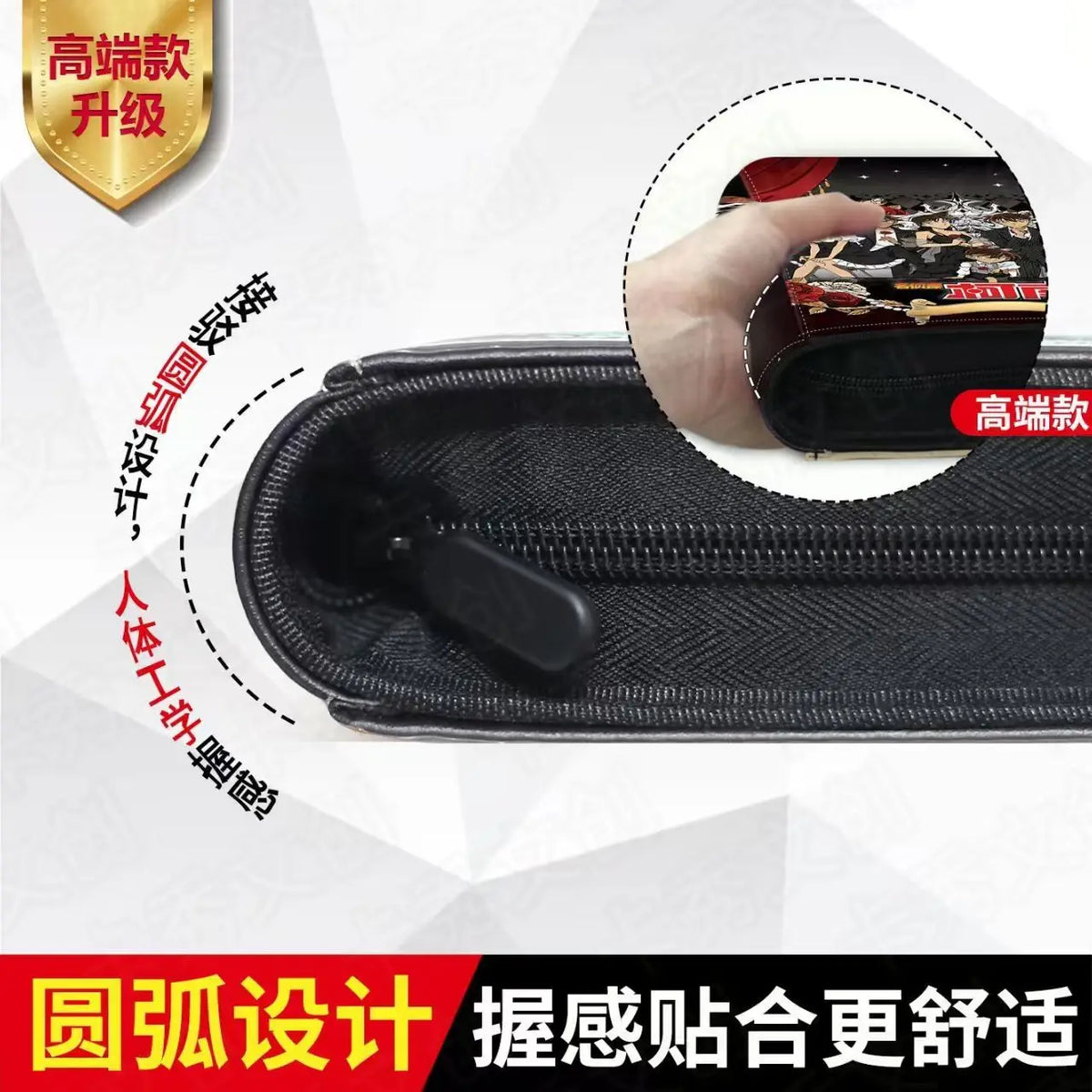 9-Pocket Detective Conan Trading Card Album Zipper Holder for Conan TCG Game Cards Organizer Anime for Collectors Fans