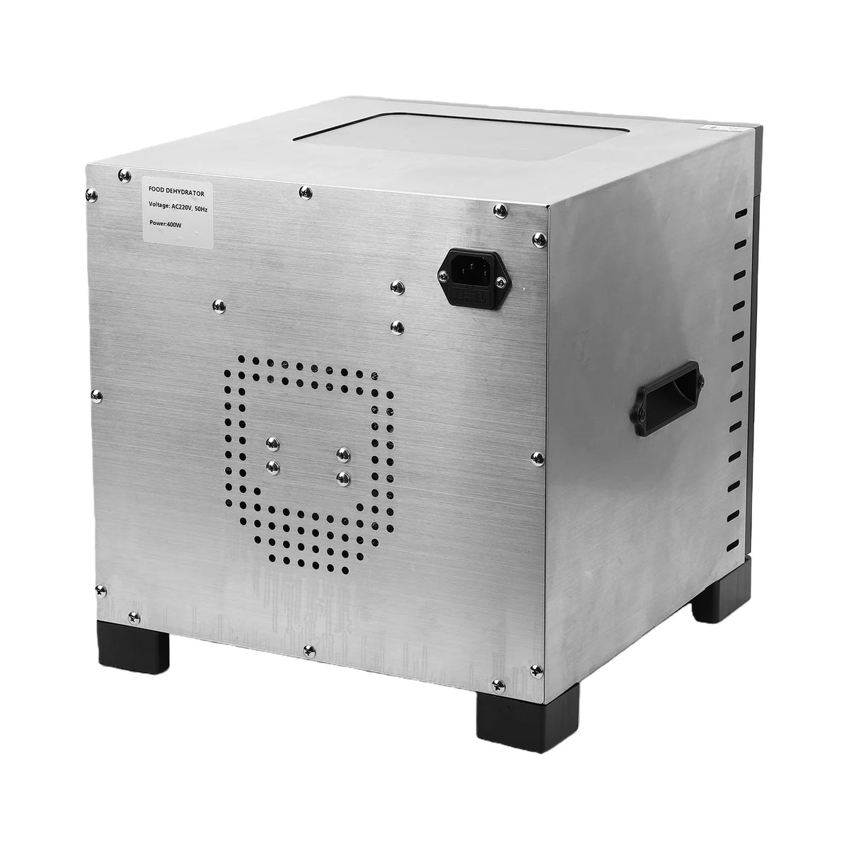 Home Use Food Dehydrator Machine 220V 400W Stainless Steel 8 Stainless Trays Capacity Touch Control LED Display 24H Timer Dryer