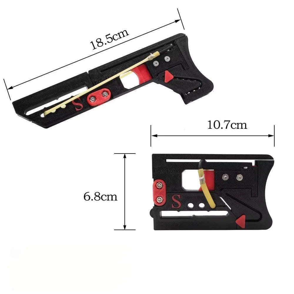 New Survival tools Enhanced Folding Card Style Magic Box Toy with Marbles Black for EDC Outdoor Survival Tools Pocket Pendant