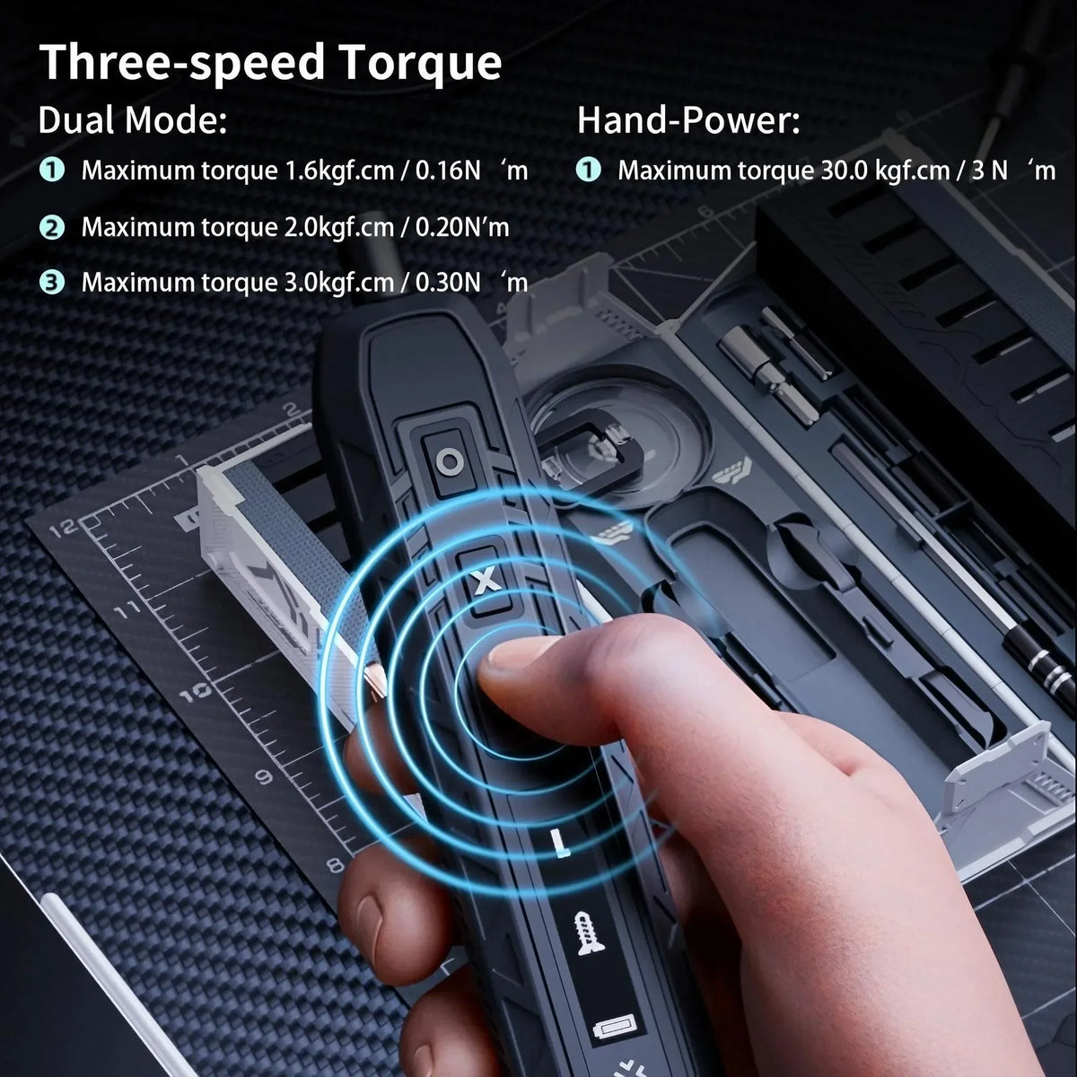 Electric Screwdriver Set 180 in 1 Precision Screwdriver Kit with Cordless Design 3 Torque Modes 160 Magnetic Bits Portable Repair Tool for Home DIY Electronics Furniture Assembly and Professional Projects