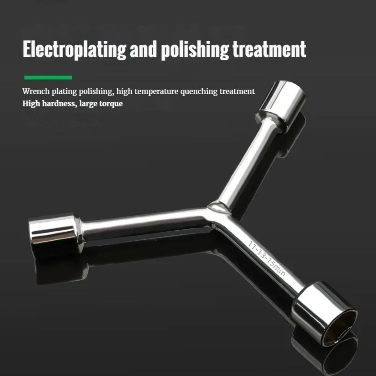 Triangular Socket Wrench Pragmatic Y-type Tri-fork Wrench Three-prong Wrench Bicycle Household Disassembly Repair Tool