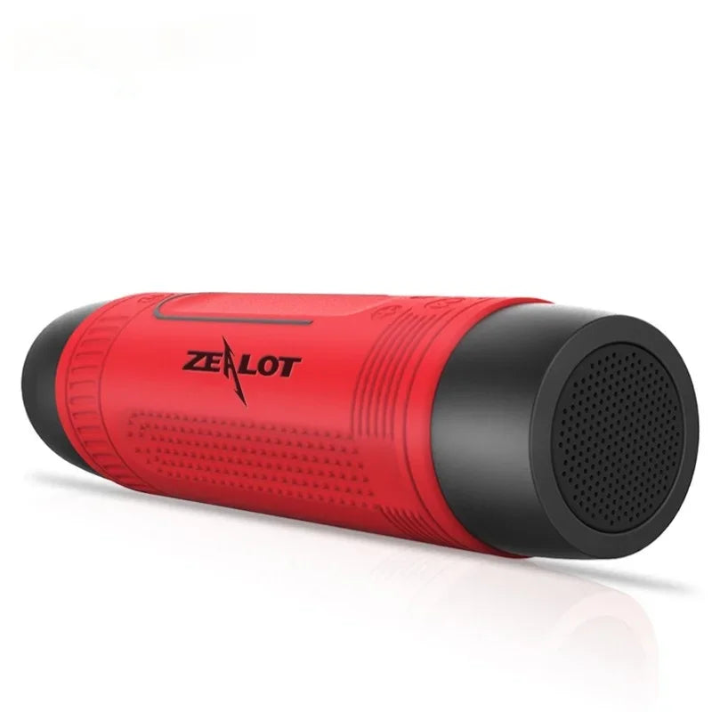 S1 Bluetooth Speaker Outdoor Bicycle Portable Subwoofer Bass Wireless Column FM Radio Power Bank+Flashlight