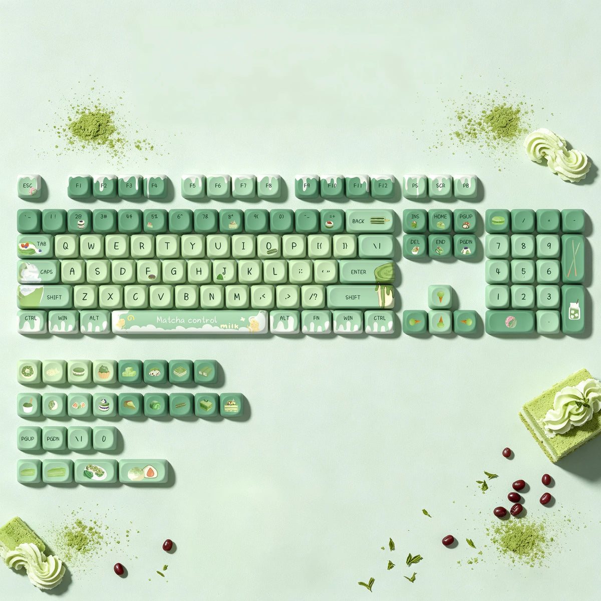 130 Keys Retro Grey PBT Keycaps MOA Profile PBT Dye Sub DIY Key Cap for 61/87/104 Cherry MX Switch Gaming Mechanical Keyboard