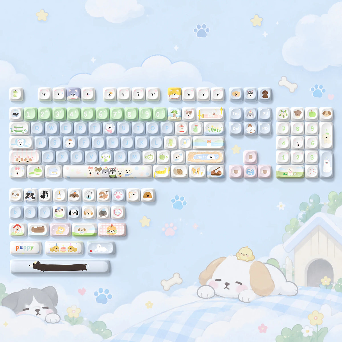 130 Keys Retro Grey PBT Keycaps MOA Profile PBT Dye Sub DIY Key Cap for 61/87/104 Cherry MX Switch Gaming Mechanical Keyboard