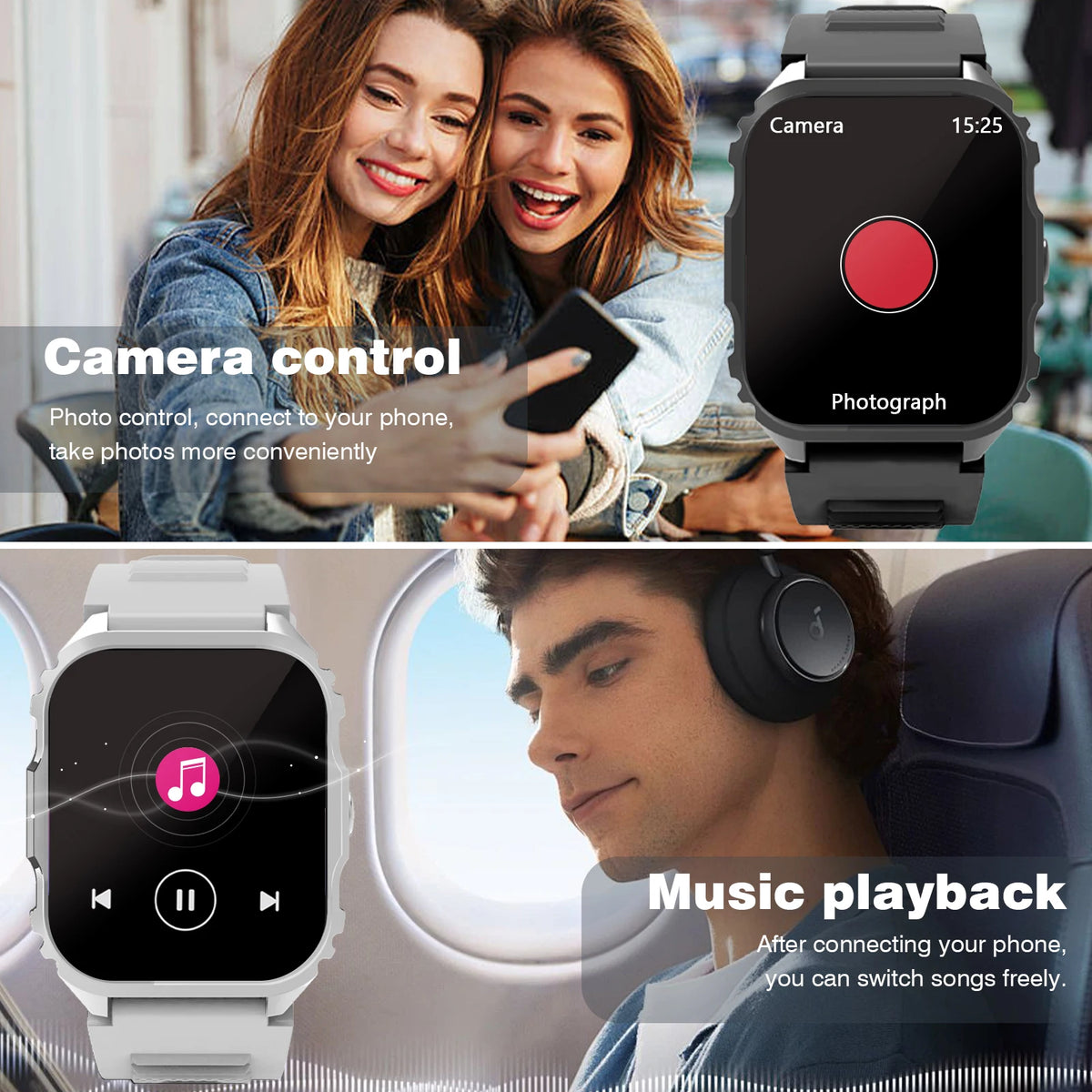2026 Smart Watch, Answer, Make, Call, Message Preview, Sport Modes, DIY, Dial, Weather Forecast, Compatible With Android And iOS