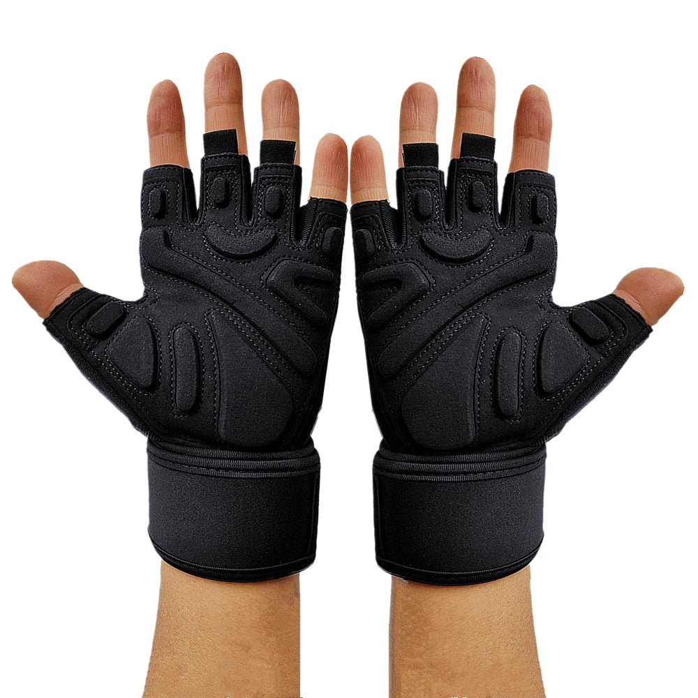 Bodybuilding Gym Gloves Powerlifting Dumbbell Kettlebell Crossift Training Fitness Gloves For Man Women Home Workout