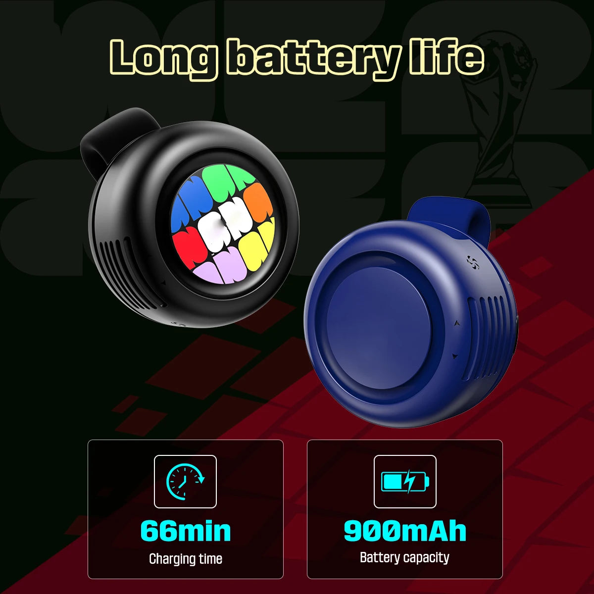 F26F01 High-Power Handheld Electric Fan—Long Battery Life, Provides Cooling Relief; Suitable for Leisure, Travel, and Keeping Cool.