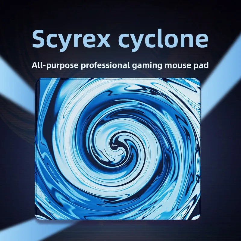 Scyrox Tornado Series Gaming Mouse Pads 490x420x2mm Fabric Light Fine Balanced Professional Laptop Business Office E-sports Pad