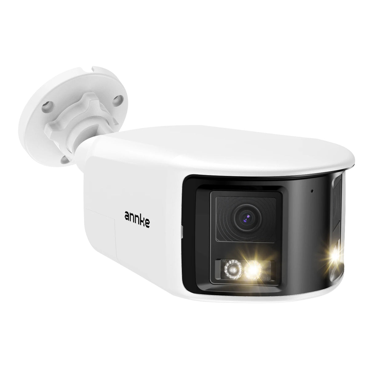 ANNKE 4K 8MP POE Surveillance Camera Dual Lens Outdoor POE Camera 1/2/4PCS Color Night Vision CCTV Video Security Camera For NVR