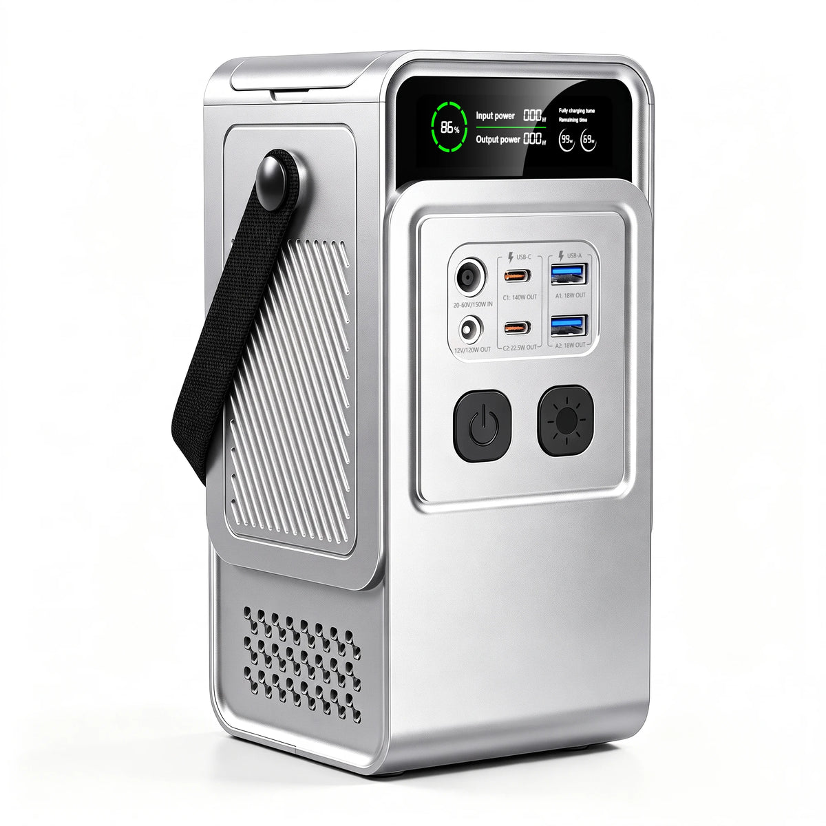 CTOLITY AP200 200W 192Wh Power Bank, AP400 500W Portable Power Station-345.6Wh LiFePo4 Battery AC Charging Station Camping Equipment