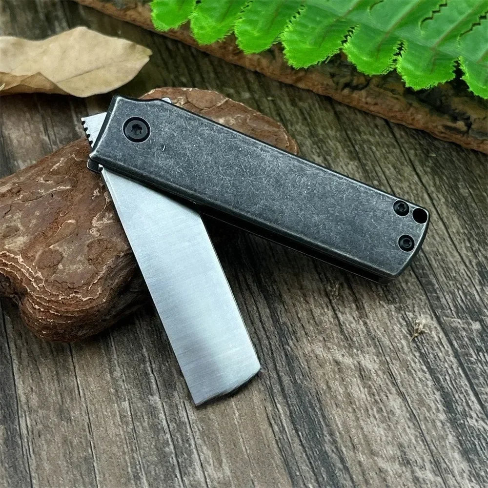 5915 Outdoor Folding Pocket Knife with 8Cr13Mov Blade and 420 Steel Handle—Everyday Hiking, Adventure, and Cutting Knife; Portable Camping and Survival Tool; Gift
