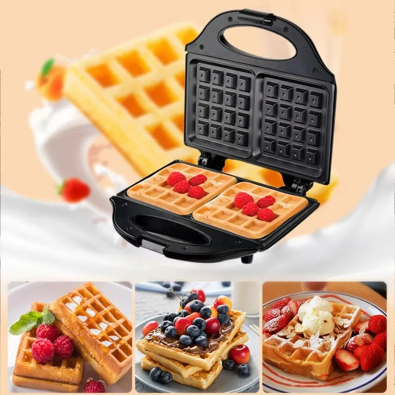 Premium Non-Stick Electric Waffle Maker, Versatile Breakfast Appliance for Home Kitchens