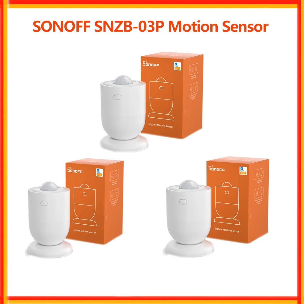 SONOFF SNZB-03P Wireless Zigbee Motion Sensor Smart Home Automation Module Movement Detection Sensor Zigbee 3.0 Via EWelink APP