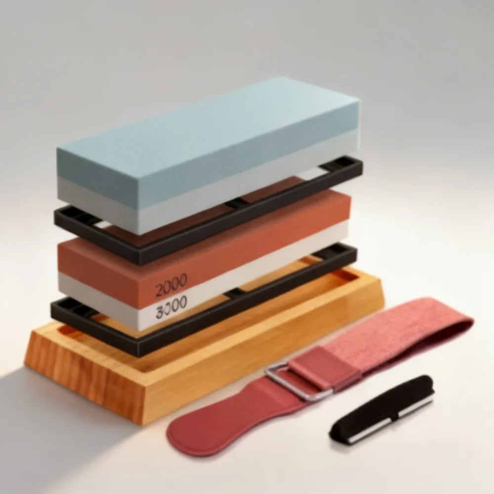 Professional Whetstone Set 400/1000 3000/8000 Grit Dual Sided Knife Sharpening Stone Kit for Kitchen Chef Knives Best 2026